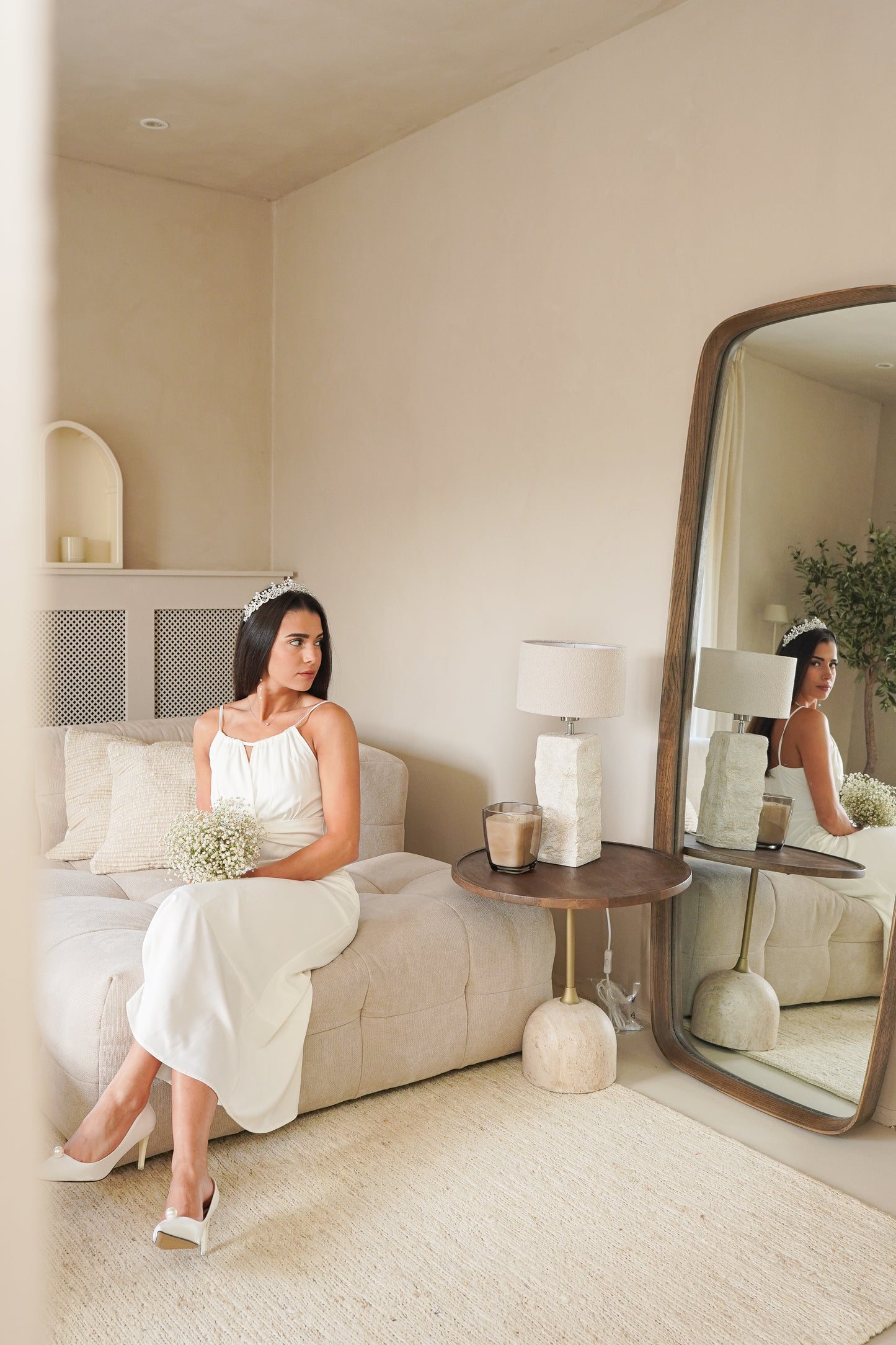 Bali dress silky white
